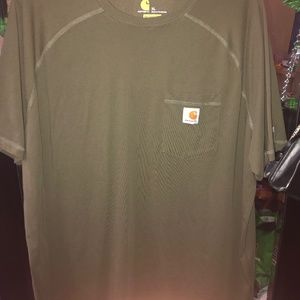 Carhartt green t shirt mens